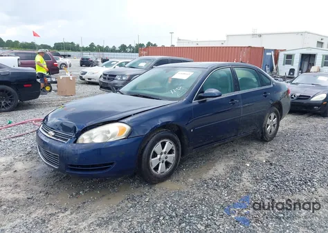 2007 Chevrolet Impala Lt from USA, damaged, VIN 2G1WT58K779354210